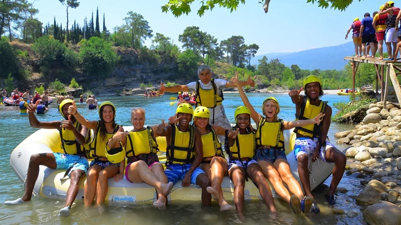 rafting trip from turkler