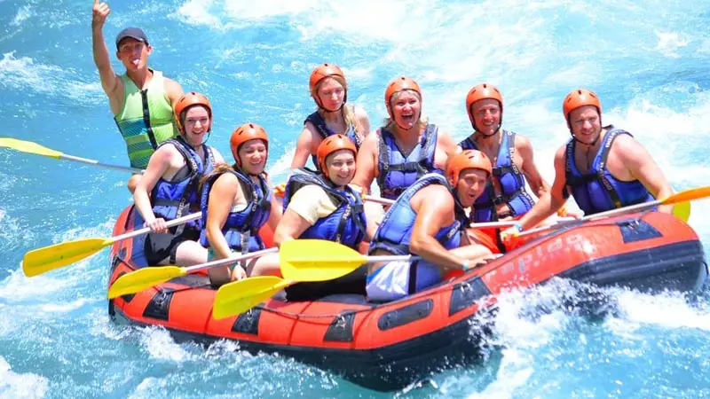 white water rafting from turkler