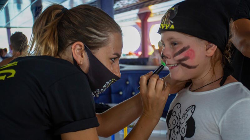 pirate boat tour for kids in turkler