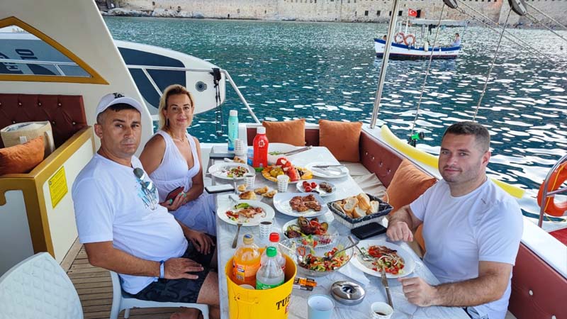 Dinner on a Private Yacht in turkler 1 dinner on yacht in turkler