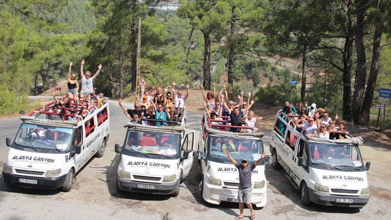 sapadere canyon bus tour from turkler